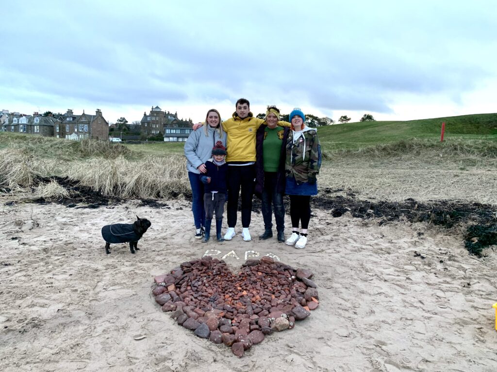 Kirsty Herriot and family